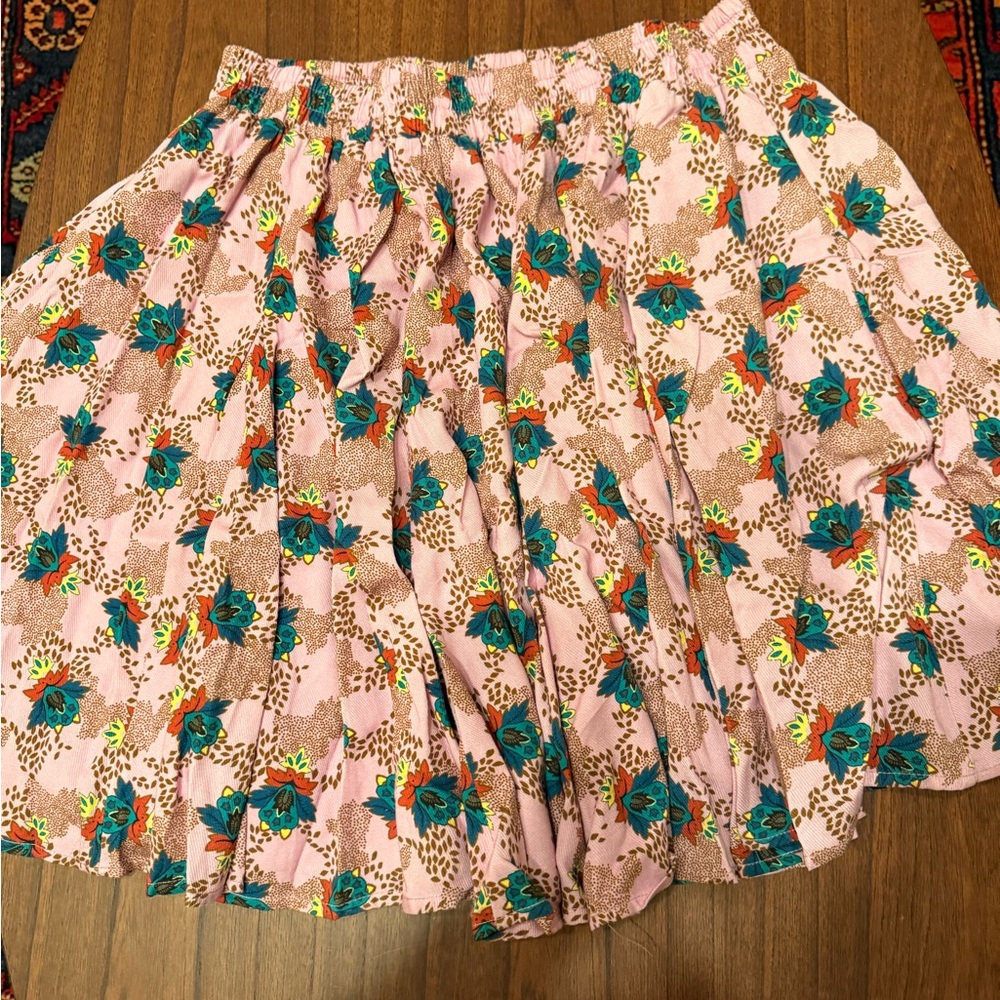 Floral Pink Skirt